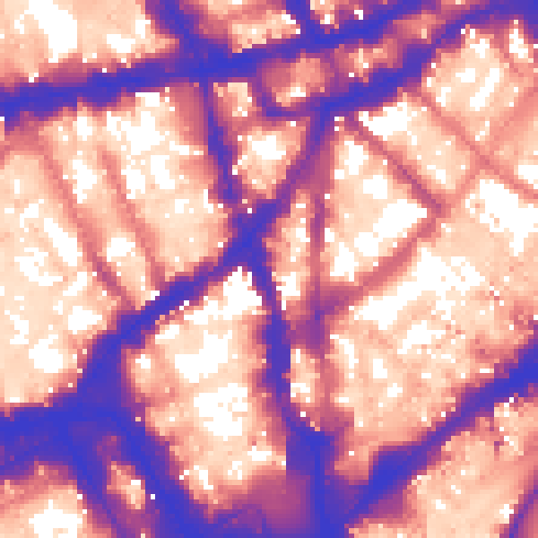 Daytime road noise heatmap for WC2H 0BF
