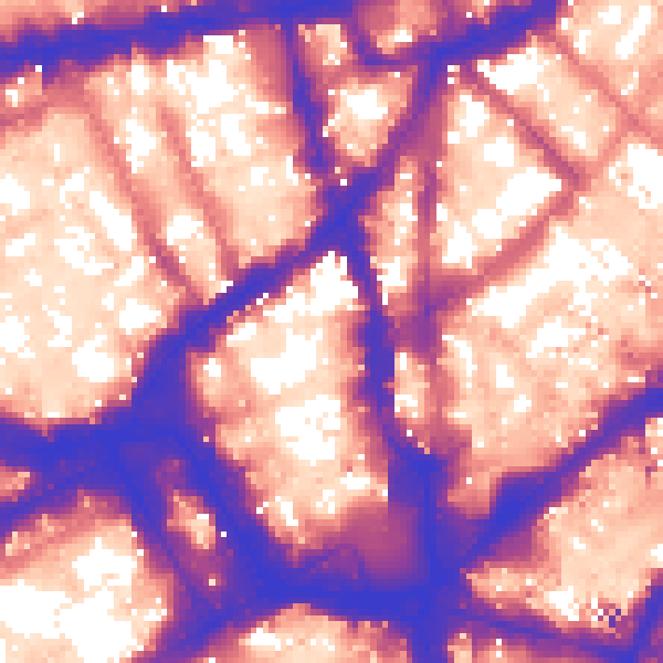 Daytime road noise heatmap for WC2H 7AG