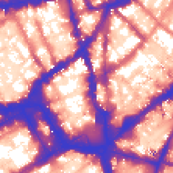 Daytime road noise heatmap for WC2H 7AW