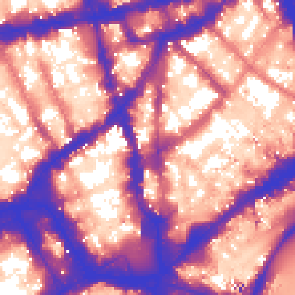 Daytime road noise heatmap for WC2H 7JA