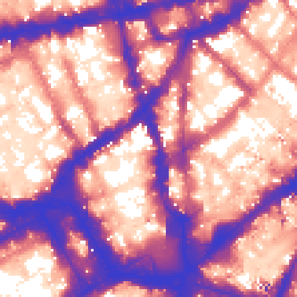 Daytime road noise heatmap for WC2H 7JS