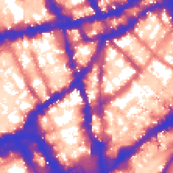 Daytime road noise heatmap for WC2H 9NJ