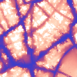 Daytime road noise heatmap for WC2N 4BJ