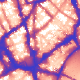 Daytime road noise heatmap for WC2N 4BN