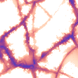 Night-time road noise heatmap for WC2N 4BN