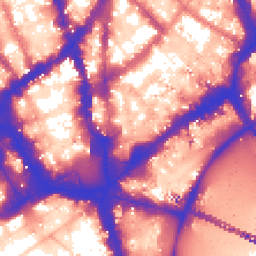 Daytime road noise heatmap for WC2N 4BP