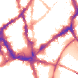 Night-time road noise heatmap for WC2N 4BP