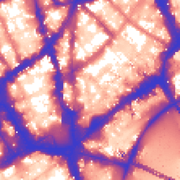 Daytime road noise heatmap for WC2N 4BW