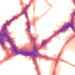 Night-time road noise heatmap for WC2N 4DD