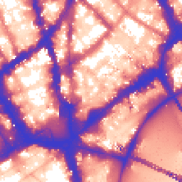 Daytime road noise heatmap for WC2N 4DQ