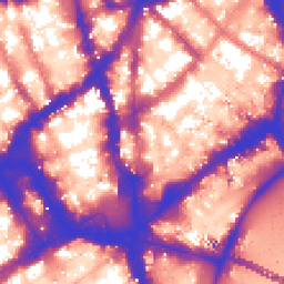 Daytime road noise heatmap for WC2N 4EA