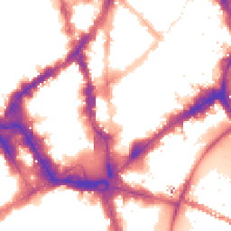 Night-time road noise heatmap for WC2N 4EJ