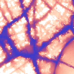 Daytime road noise heatmap for WC2N 4ER