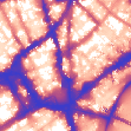 Daytime road noise heatmap for WC2N 4EZ