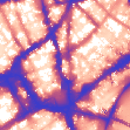 Daytime road noise heatmap for WC2N 4HE