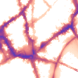 Night-time road noise heatmap for WC2N 4HS