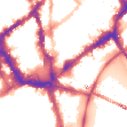 Night-time road noise heatmap for WC2N 4HZ