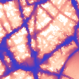 Daytime road noise heatmap for WC2N 4LA