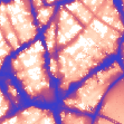 Daytime road noise heatmap for WC2N 4LH