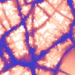 Daytime road noise heatmap for WC2N 4LJ