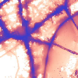 Daytime road noise heatmap for WC2N 5AP