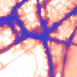 Daytime road noise heatmap for WC2N 5DS