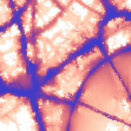 Daytime road noise heatmap for WC2N 5LR