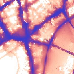 Daytime road noise heatmap for WC2N 5NF