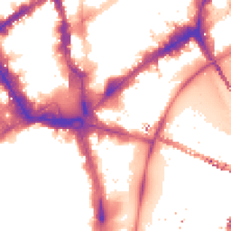 Night-time road noise heatmap for WC2N 5NF