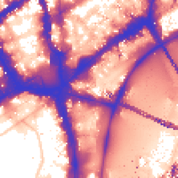Daytime road noise heatmap for WC2N 5NP