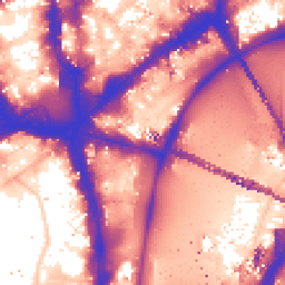 Daytime road noise heatmap for WC2N 5NS