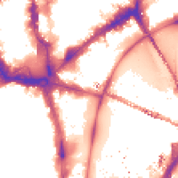 Night-time road noise heatmap for WC2N 5NS
