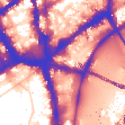 Daytime road noise heatmap for WC2N 5PB