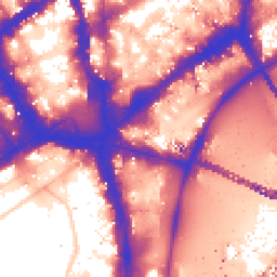 Daytime road noise heatmap for WC2N 5PD