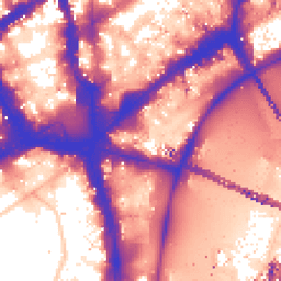 Daytime road noise heatmap for WC2N 5PH