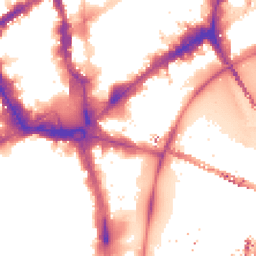 Night-time road noise heatmap for WC2N 5PH