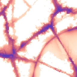 Night-time road noise heatmap for WC2N 6AA