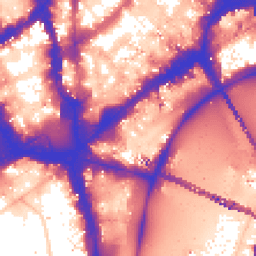 Daytime road noise heatmap for WC2N 6AS