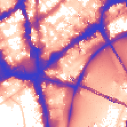 Daytime road noise heatmap for WC2N 6AY