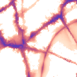 Night-time road noise heatmap for WC2N 6AY