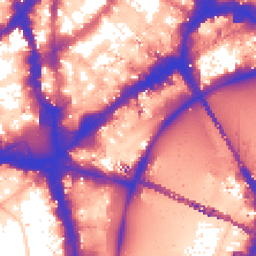 Daytime road noise heatmap for WC2N 6BH