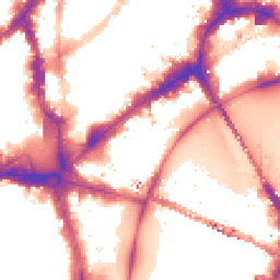Night-time road noise heatmap for WC2N 6BH