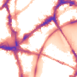Night-time road noise heatmap for WC2N 6BJ