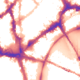 Night-time road noise heatmap for WC2N 6HA