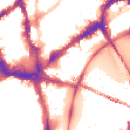 Night-time road noise heatmap for WC2N 6ND