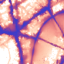 Daytime road noise heatmap for WC2N 6NN