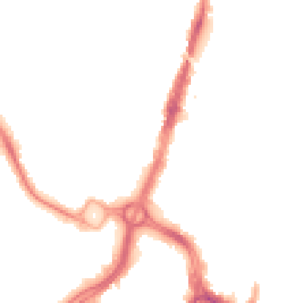 Night-time road noise heatmap for WD17 1BW