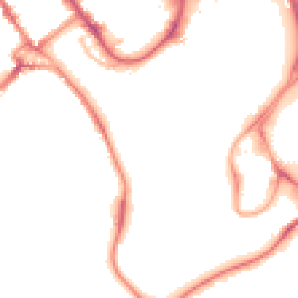 Night-time road noise heatmap for WD18 0BA