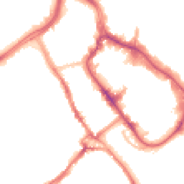 Night-time road noise heatmap for WD18 0QX