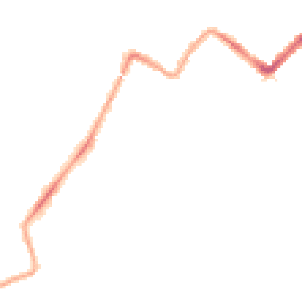 Night-time road noise heatmap for WD18 6GH